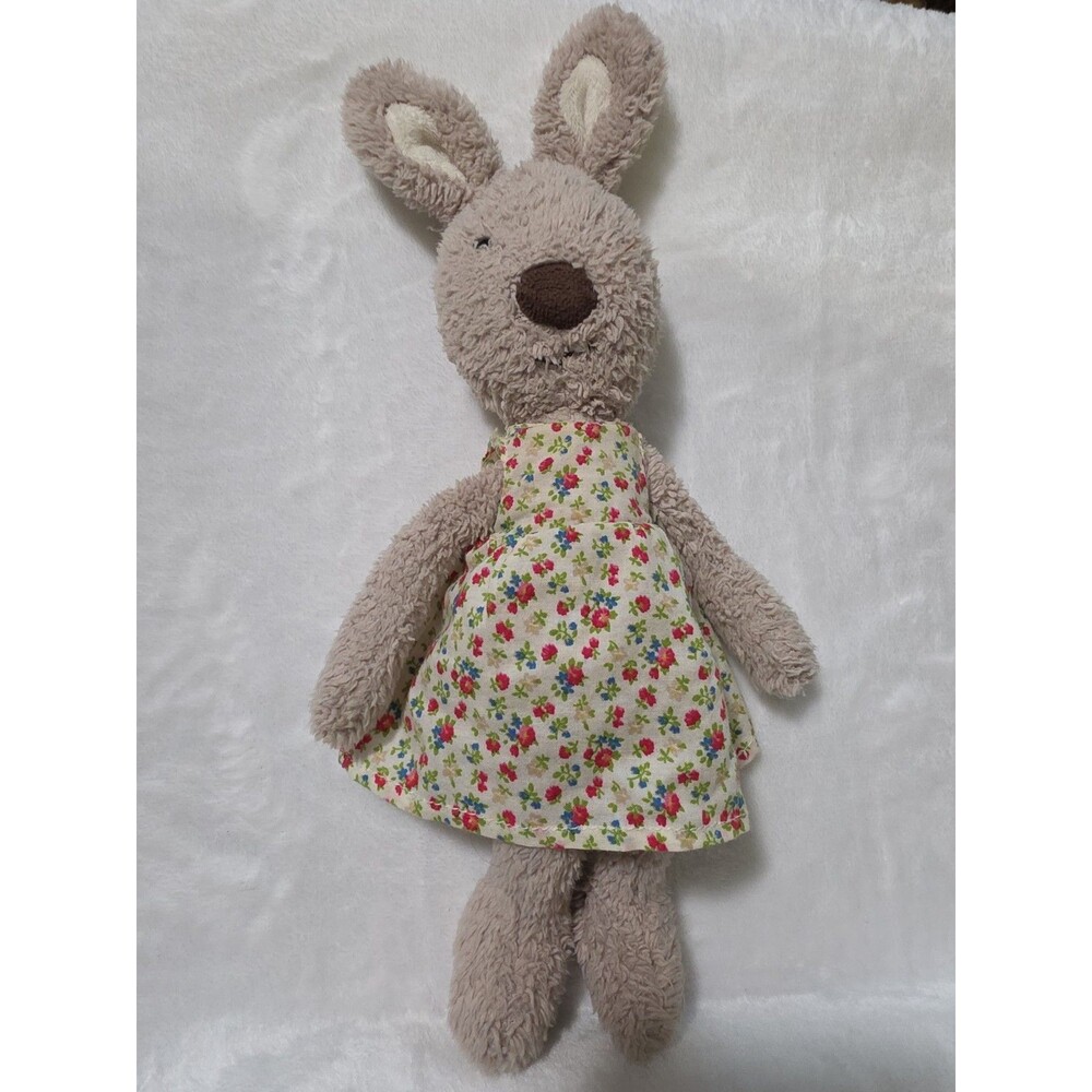 Jellycat Floral Friends Isabella Bunny Dress Plush 12" Retired Rabbit HTF
